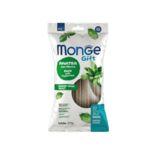 Monge Gift Medium/Maxi Dog Duck with Peppermint Dental Sticks