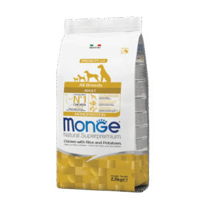 Monge Natural Superpremium All Breeds Adult - Chicken with Rice and Potatoes Monge Natural Superpremium All Breeds Adult Chicken with Rice and Potatoes