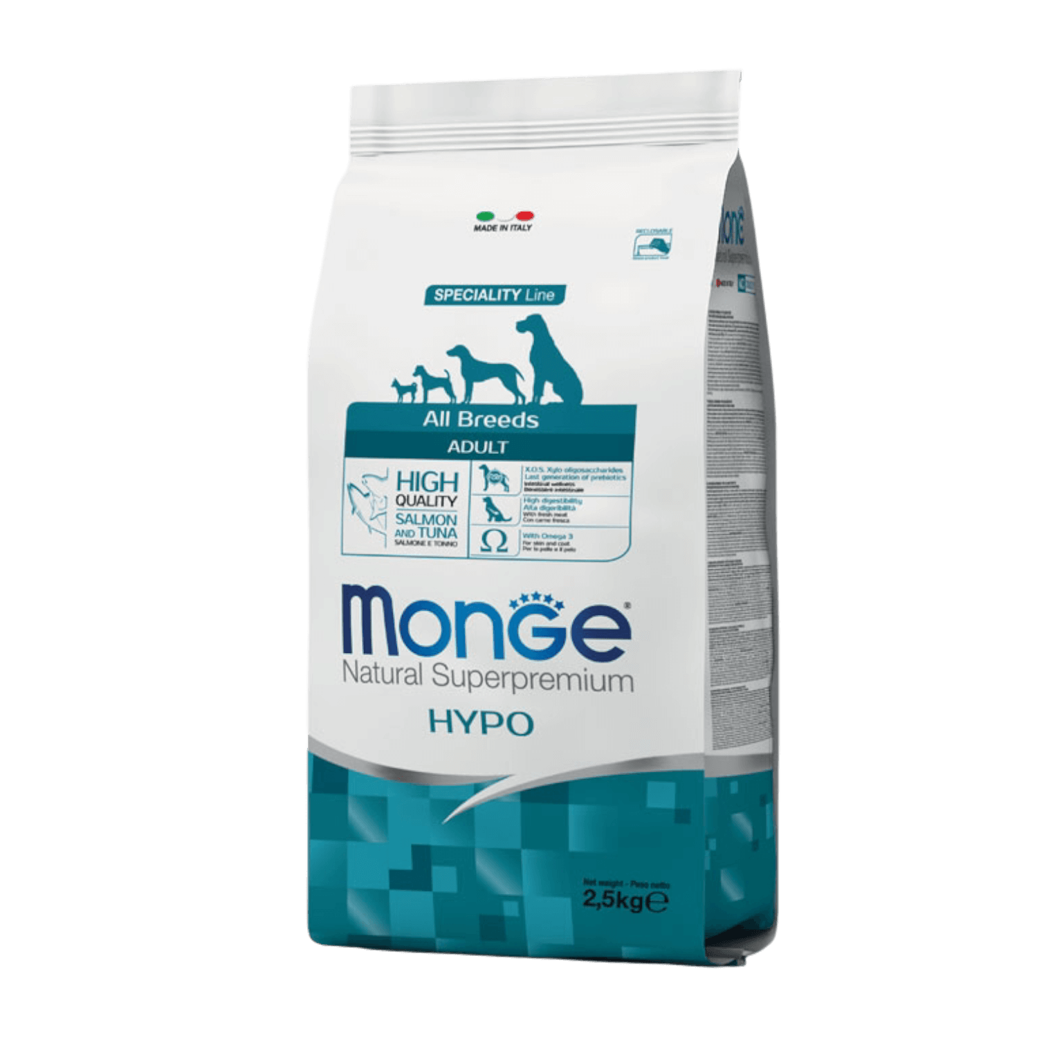 Monge Natural Superpremium All Breeds Adult Hypo Salmon and Tuna
